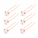 u-Shaped Pearl Flower Hairpin Set For Bridal Updo
