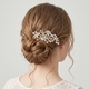 light Luxury Floral Rhinestone Hair Comb