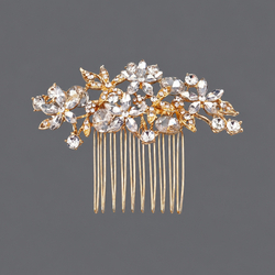 Light Luxury Versatile Gold Hair Comb Hs-J4272g
