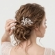 light Luxury Versatile Pearl Rhinestone Hair Comb HS-J807 minimalist Pearl Hair Comb Handmade Wire-Wrapped