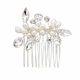 light Luxury Versatile Pearl Rhinestone Hair Comb HS-J807 minimalist Pearl Hair Comb Handmade Wire-Wrapped