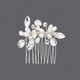 light Luxury Versatile Pearl Rhinestone Hair Comb HS-J807 minimalist Pearl Hair Comb Handmade Wire-Wrapped