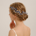 handmade Rhinestone Pearl Hair Comb For Wedding And Hanfu Updo