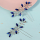 handmade Rhinestone Pearl Hair Comb For Wedding And Hanfu Updo