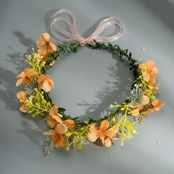 Orange Vacation Travel Photography Flower Wreath Hs-J7315js