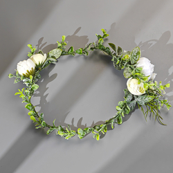 Aesthetic Wedding Portrait Flower Wreath Hs-J4363
