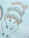 rhinestone Letter Crown Headband For Women