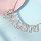 rhinestone Letter Crown Headband For Women