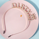 rhinestone Letter Crown Headband For Women