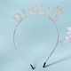 rhinestone Letter Crown Headband For Women