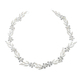 alloy Leaf Pearl Rhinestone Bridal Headband