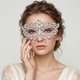 luxury Alloy Diamond-Studded Half-Face Masquerade Mask