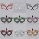 luxury Alloy Diamond-Studded Half-Face Masquerade Mask