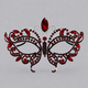 luxury Alloy Diamond-Studded Half-Face Masquerade Mask