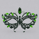 luxury Alloy Diamond-Studded Half-Face Masquerade Mask