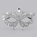 luxury Alloy Diamond-Studded Half-Face Masquerade Mask