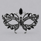luxury Alloy Diamond-Studded Half-Face Masquerade Mask