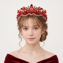 vintage Pearl Floral Bridal Crown