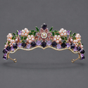 vintage Pearl Floral Bridal Crown