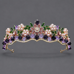 Gold Versatile Amethyst Crown Ts-J3262gp
