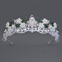 vintage Pearl Floral Bridal Crown