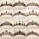 dark Alloy Rhinestone Crown Halloween Ball Headpiece