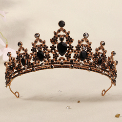 Dark Light Luxury Rhinestone Crown Ts-J2720b