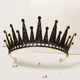 dark Alloy Rhinestone Crown Halloween Ball Headpiece