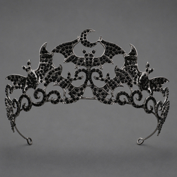 Dark Night Bat Light Luxury Crown Ts-J3423gmblk