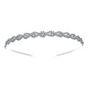 silver Commuter Versatile Headband TS-J3103S minimalist Rhinestone Thin Headband Korean Style Hair Accessory