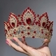 light Luxury Diamond-Studded Bridal Wedding Crown Tiara