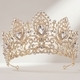 light Luxury Diamond-Studded Bridal Wedding Crown Tiara