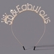 rhinestone Letter Headband For Women Birthday Party