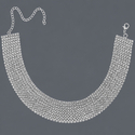 multi-Row Rhinestone Clavicle Necklace