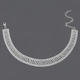 multi-Row Rhinestone Clavicle Necklace