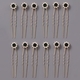 floral Rhinestone U-Shaped Hairpin Set For Bridal Wedding