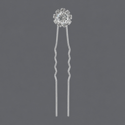 Silver Light Luxury Versatile Hairpin Hs-J3841s-1Pk