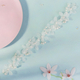 white Floral Pearl Bridal Headband Wedding Veil Accessory