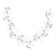 white Floral Pearl Bridal Headband Wedding Veil Accessory