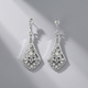 vintage Alloy Rhinestone Drop Earrings