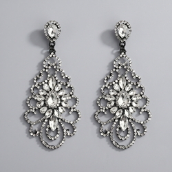 Niche Rhinestone Light Luxury Earrings Ers-J3967a