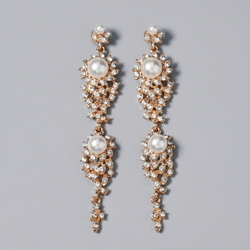 Gold Everyday Light Luxury Earrings Ers-J4090g