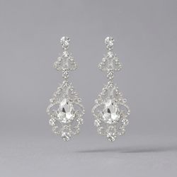 Silver Everyday Light Luxury Drop Earrings Ers-J4304s