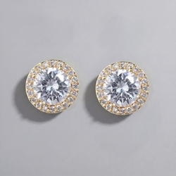 Gold Vintage Light Luxury Earrings Ers-J4140g