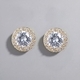 vintage Alloy Rhinestone Drop Earrings