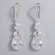 vintage Alloy Rhinestone Drop Earrings