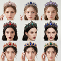 baroque Vintage Bridal Rhinestone Crown