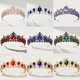 baroque Vintage Bridal Rhinestone Crown