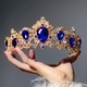 baroque Vintage Bridal Rhinestone Crown