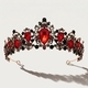 baroque Vintage Bridal Rhinestone Crown